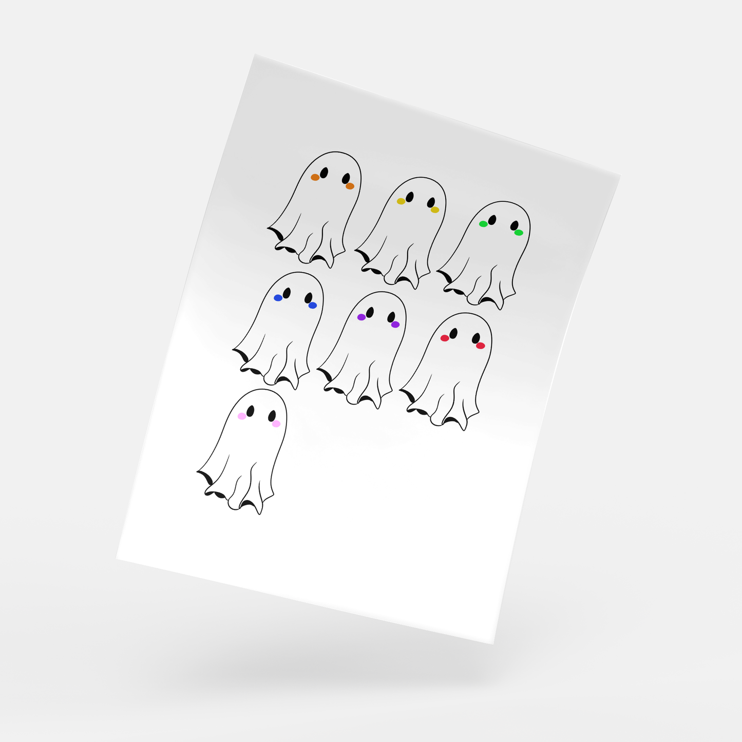 Feed the Ghost Pom Poms DIY Activity