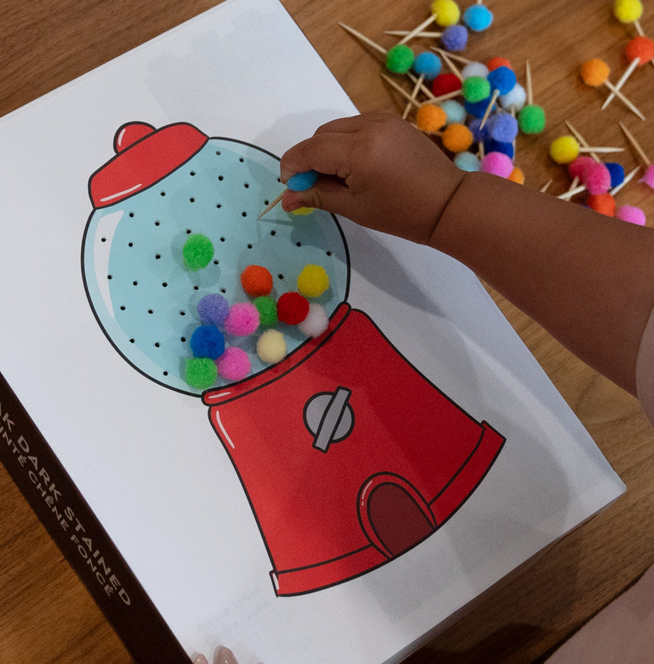 Gumball Pom Pom DIY Activity – TiffyMama