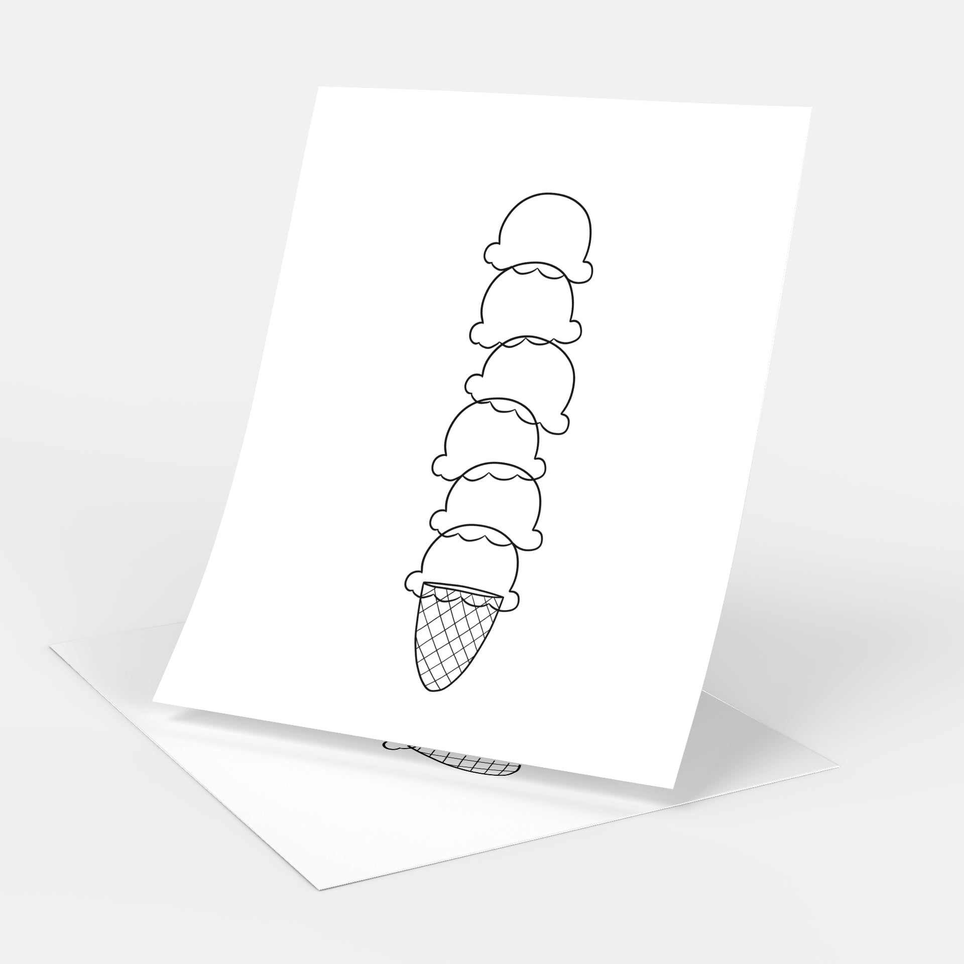 Ice Cream Letters DIY