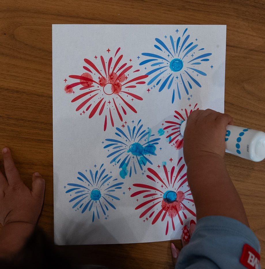 Firework Dots DIY Activity β TiffyMama