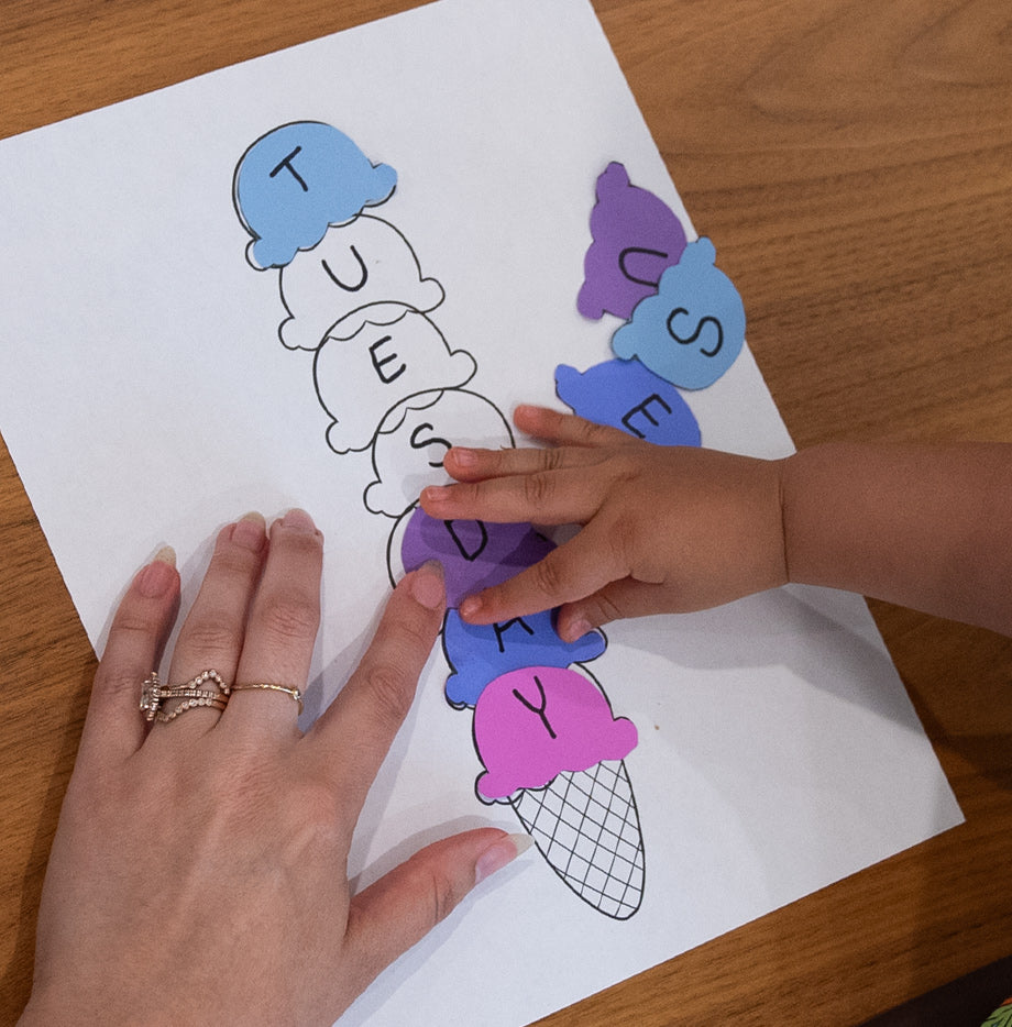 Ice Cream Letters DIY